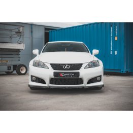 Накладка сплиттер на передний бампер Вариант2 на Lexus IS F II